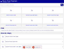 Tablet Screenshot of inductofurnace.com